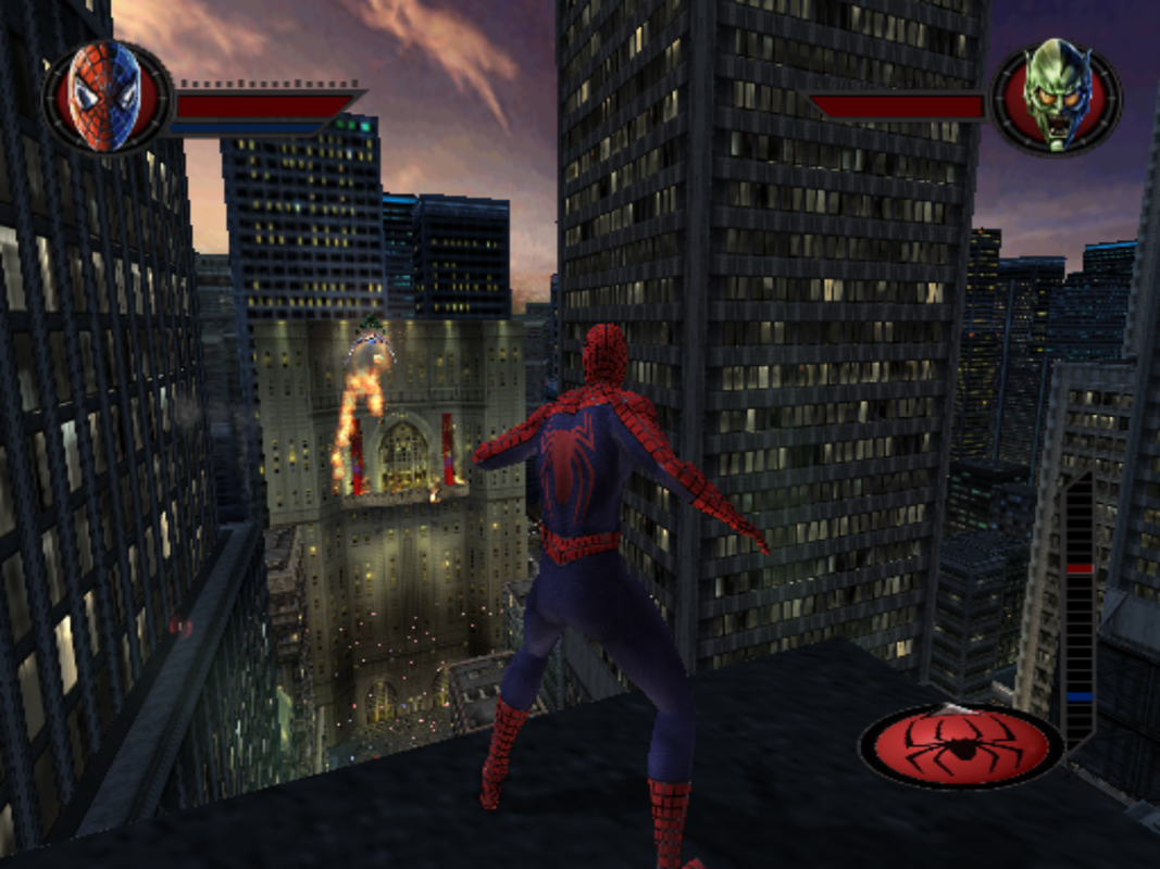 SPIDER-MAN (2002)  PS2 Gameplay 