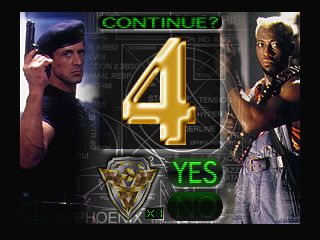 Demolition Man (3DO) screenshot: Continue?