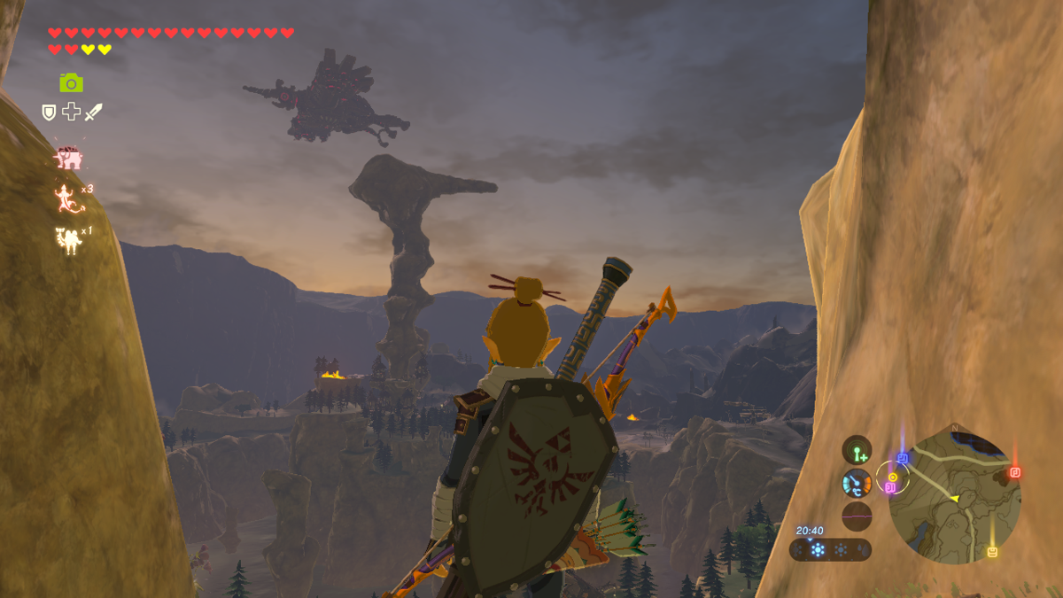 Screenshot of The Legend of Zelda Breath of the Wild (Wii U, 2017