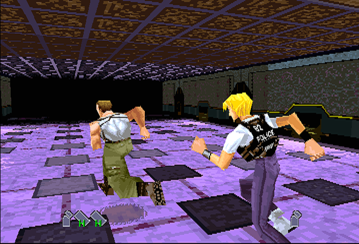 Die Hard Arcade (Arcade) screenshot: Run!