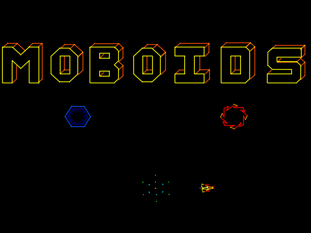 Zektor (Arcade) screenshot: Meet the Moboids