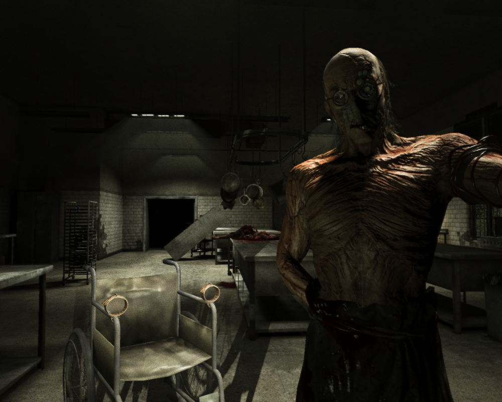 Outlast (Windows) screenshot: Saved by a mad doctor