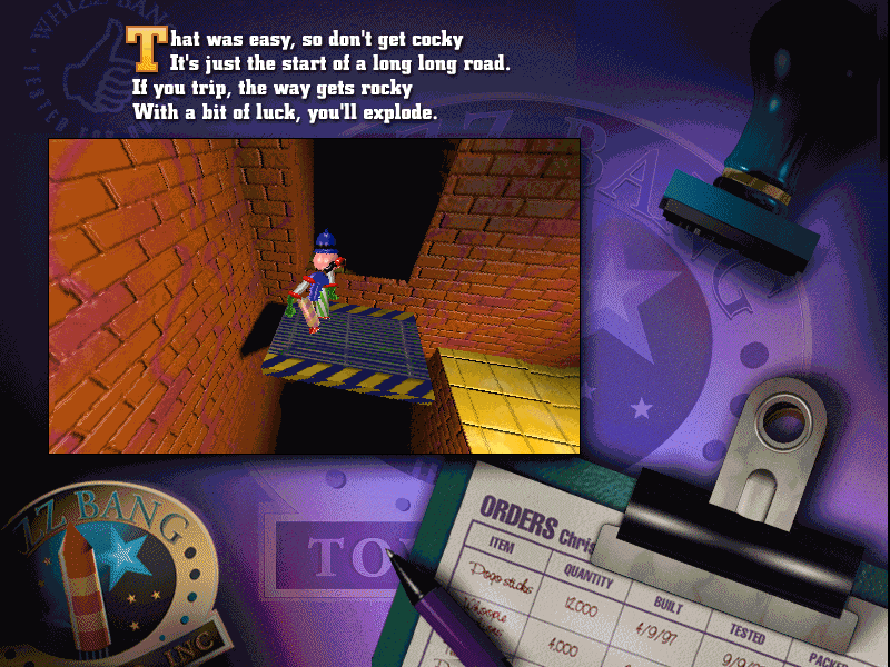 Nightmare in the Toyfactory (Windows) screenshot: Second room