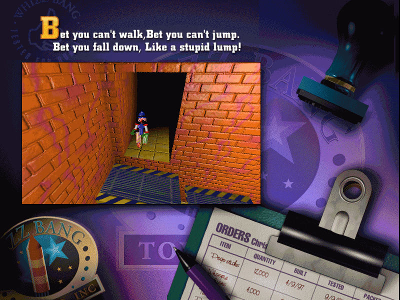 Nightmare in the Toyfactory (Windows) screenshot: Basement chapter