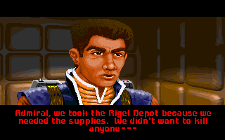 Wing Commander II: Vengeance of the Kilrathi - Special Operations 1 (DOS) screenshot: Jason "Bear" Bondarevsky