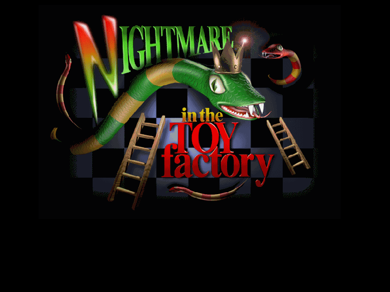 Nightmare in the Toyfactory (Windows) screenshot: Title screen