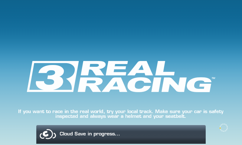 Real Racing 3 (Android) screenshot: Loading screen