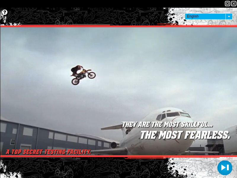 Team Hot Wheels: Moto X (Windows) screenshot: Jumping above the plane