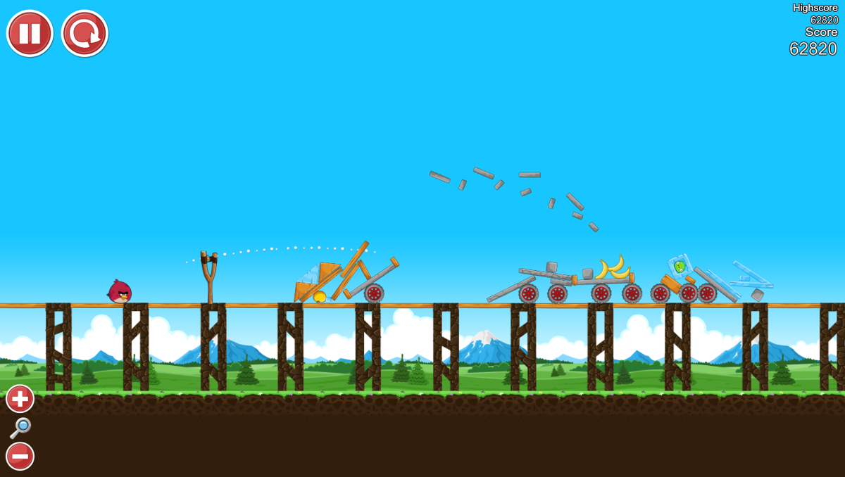 Angry Birds: Breakfast 1 (Windows) screenshot: Last one to go
