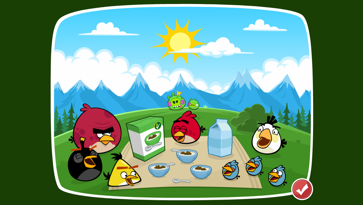 Angry Birds: Breakfast 1 (Windows) screenshot: End of the story