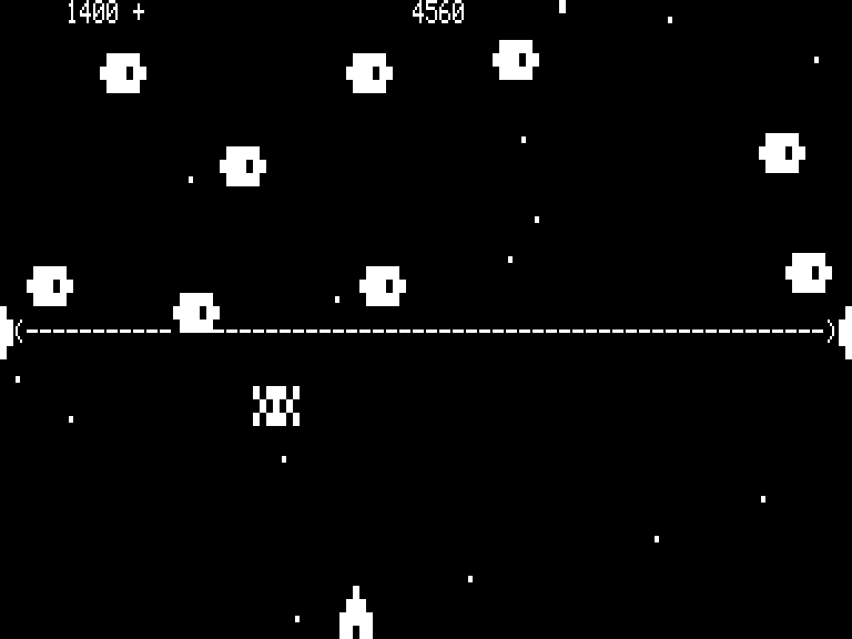 Mad Mines (TRS-80) screenshot: Level 4