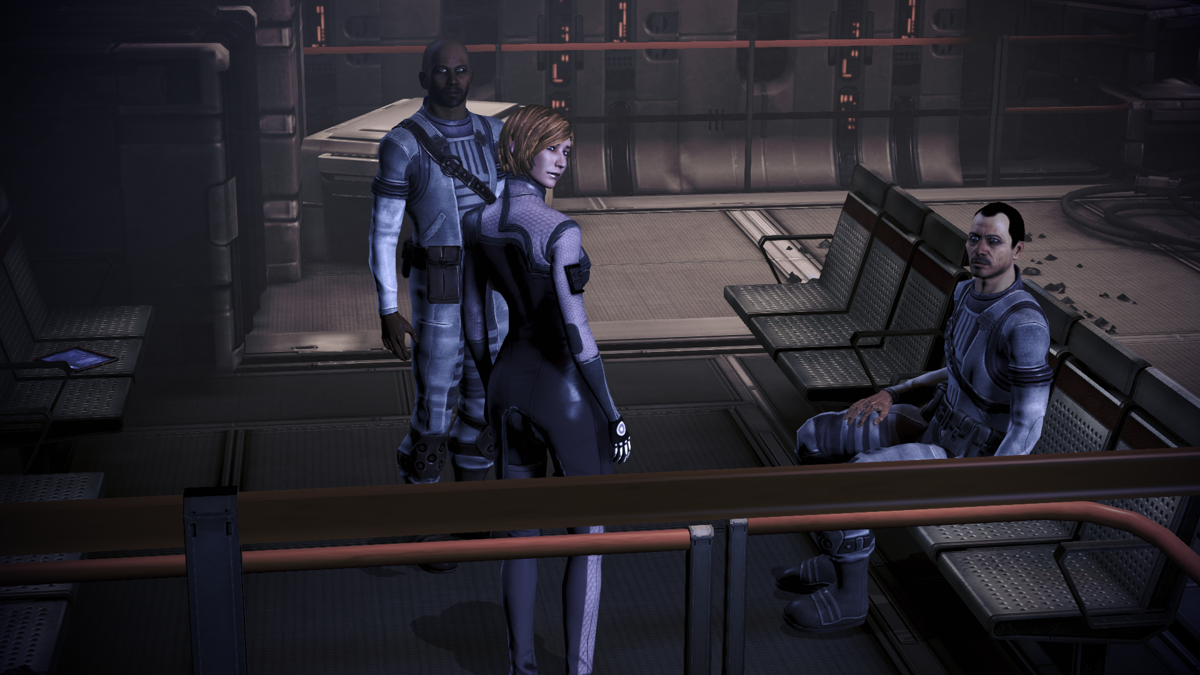 Mass Effect 3: Leviathan (Windows) screenshot: This facility is really not that different from Lovecraft's Innsmouth