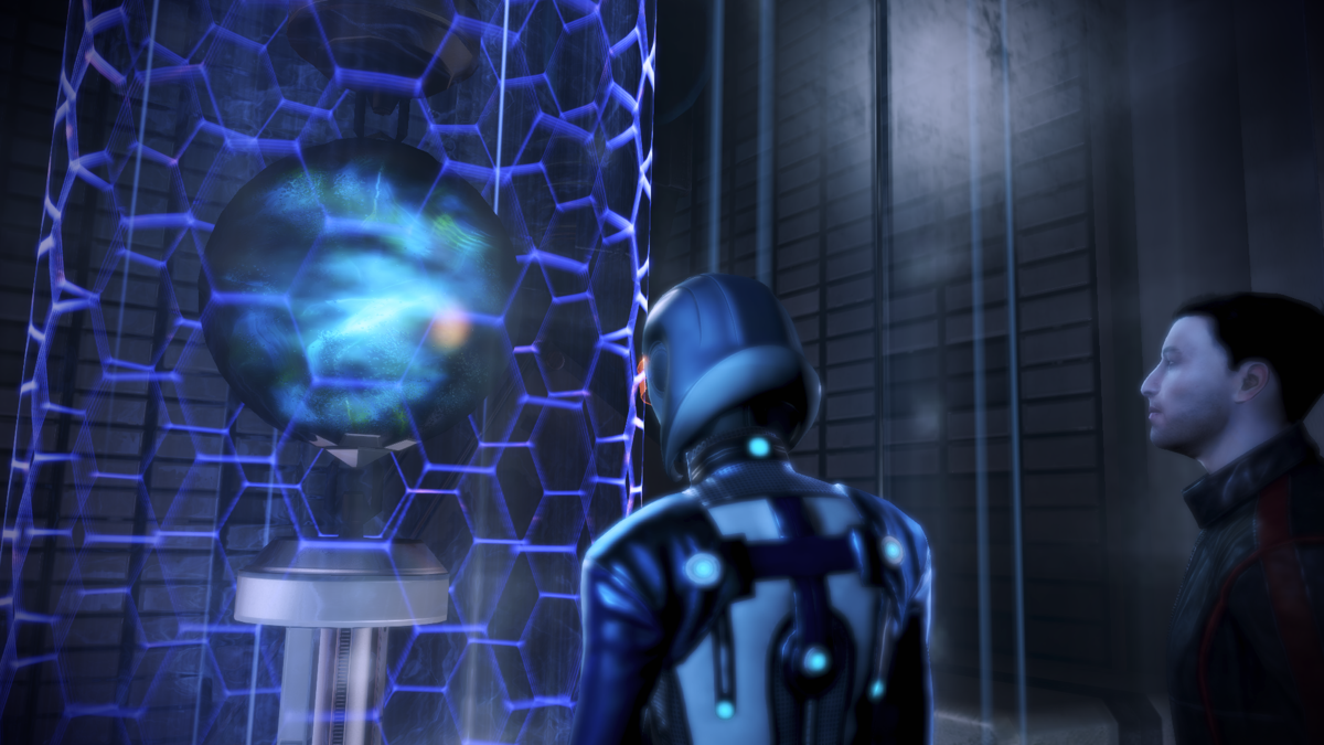 Mass Effect 3: Leviathan (Windows) screenshot: One of the ancient artifacts