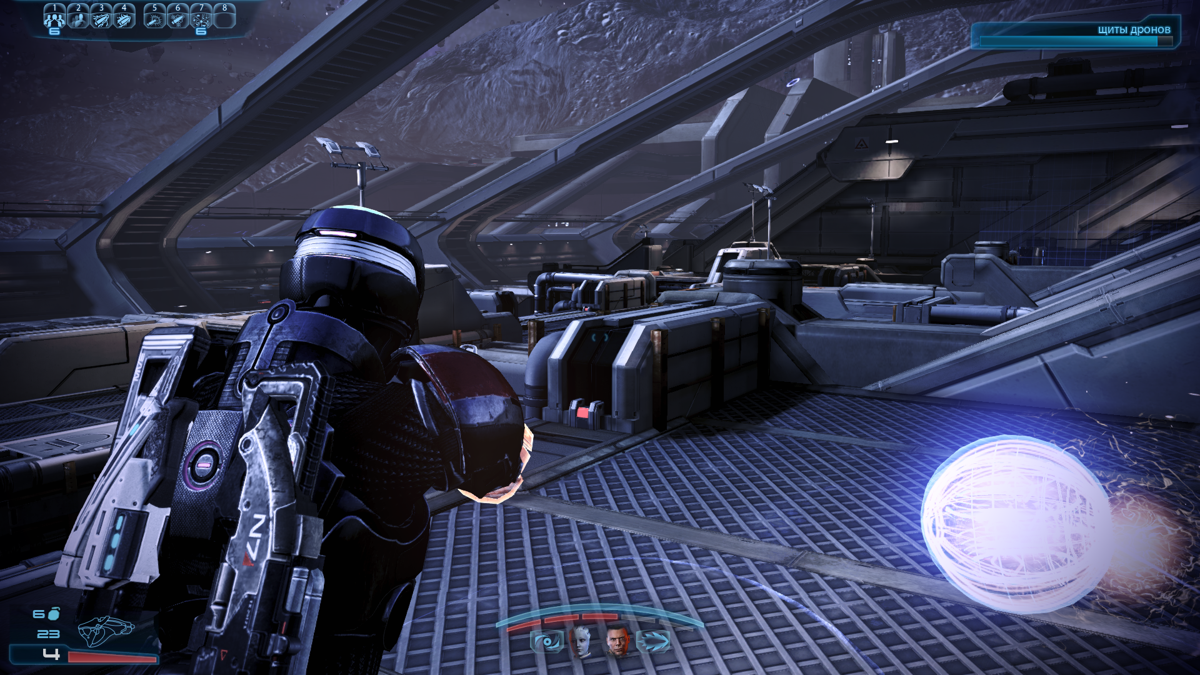 Mass Effect 3: Leviathan (Windows) screenshot: We need to protect the repair drone