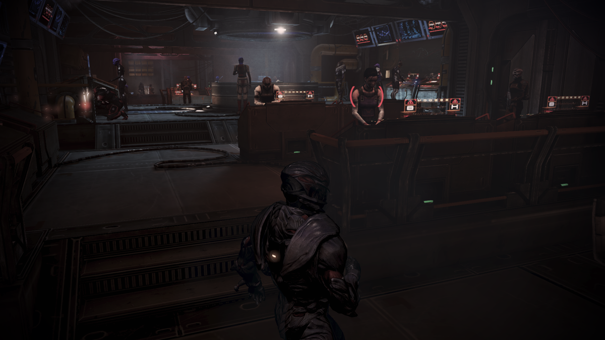 Mass Effect 3: Omega (Windows) screenshot: Aria's bunker