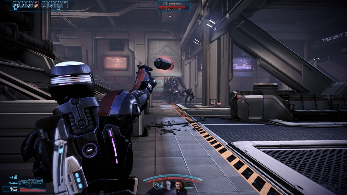 Mass Effect 3: Leviathan (Windows) screenshot: Fire in the hole!