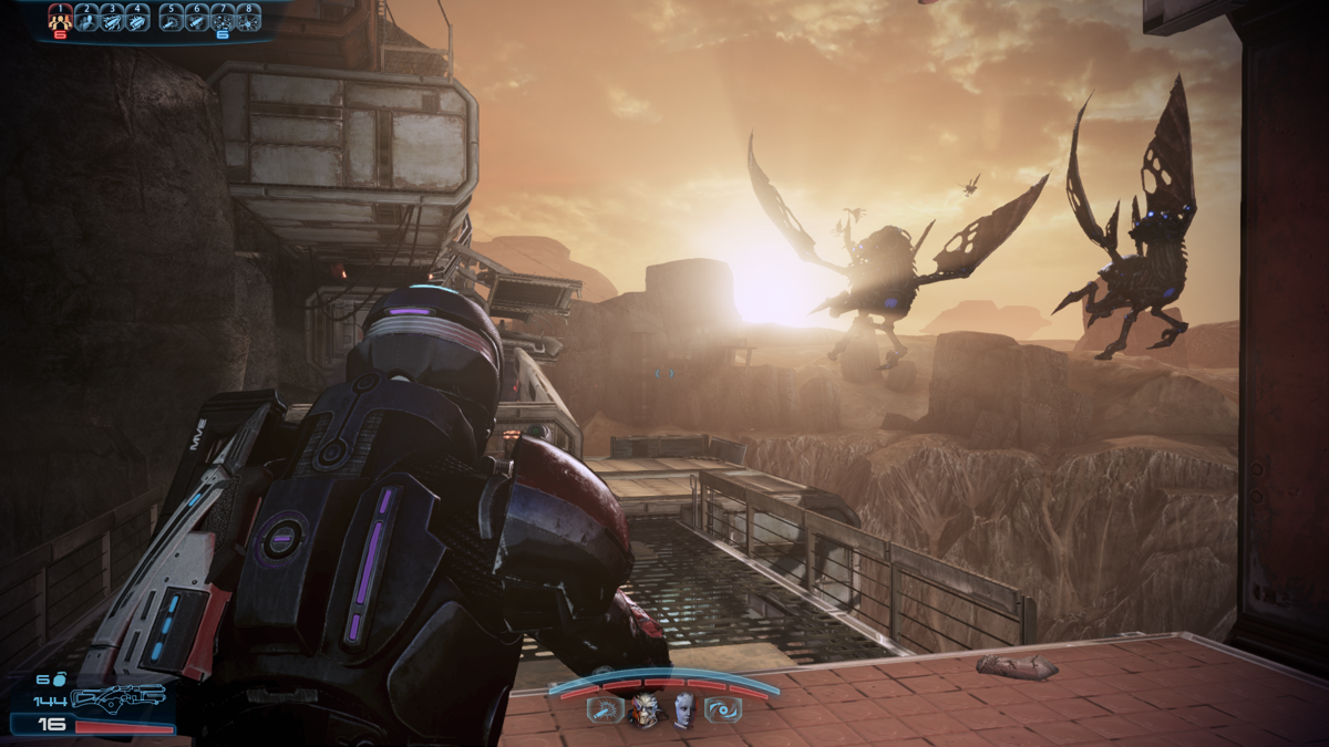 Mass Effect 3: Leviathan (Windows) screenshot: It's a real war zone here