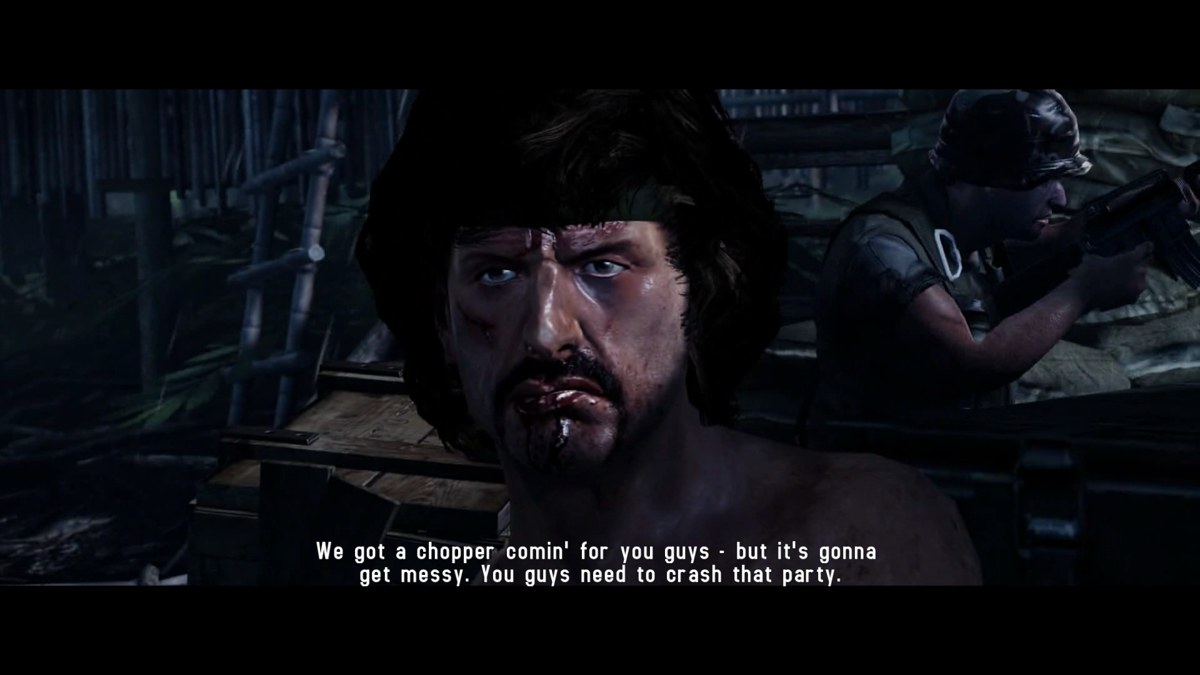 Rambo: The Video Game (Windows) screenshot: Duh...
