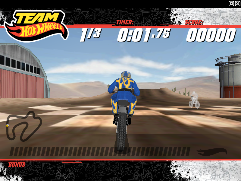 Team Hot Wheels: Moto X (Windows) screenshot: Shadow driver