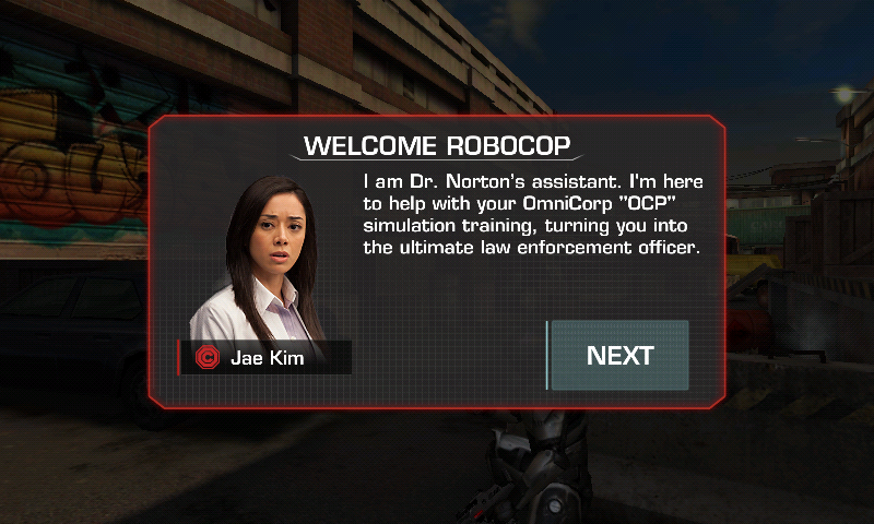 RoboCop (Android) screenshot: Starting out
