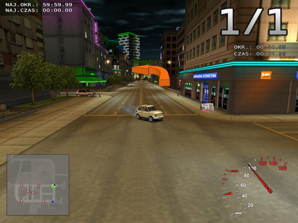 Maluch Racer 2 (Windows) screenshot: Double sharp