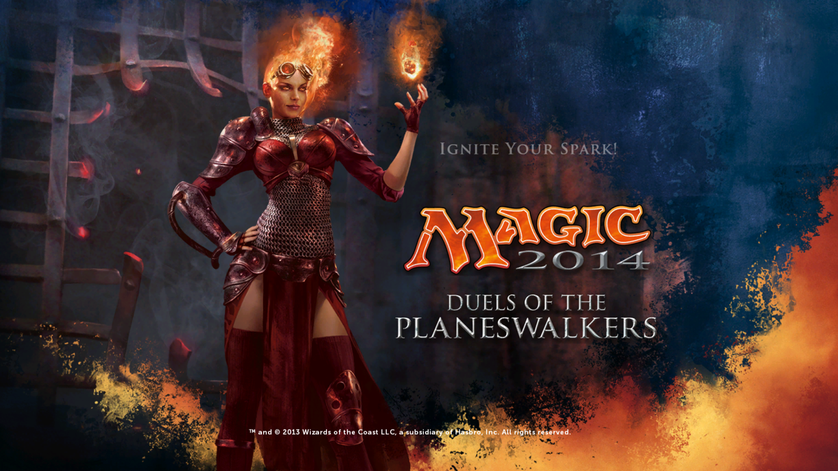 Magic 2014: Duels of the Planeswalkers (Windows) screenshot: Title screen (demo version)