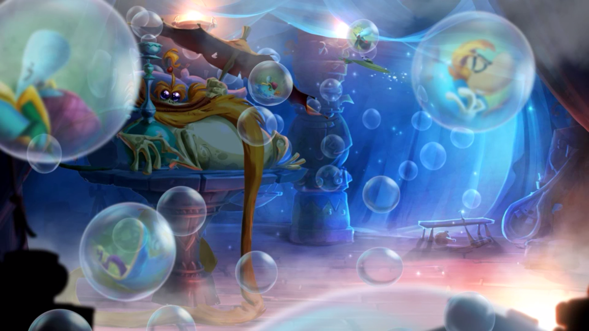Rayman Legends (Windows) screenshot: Intro - the heroes slept for a long time