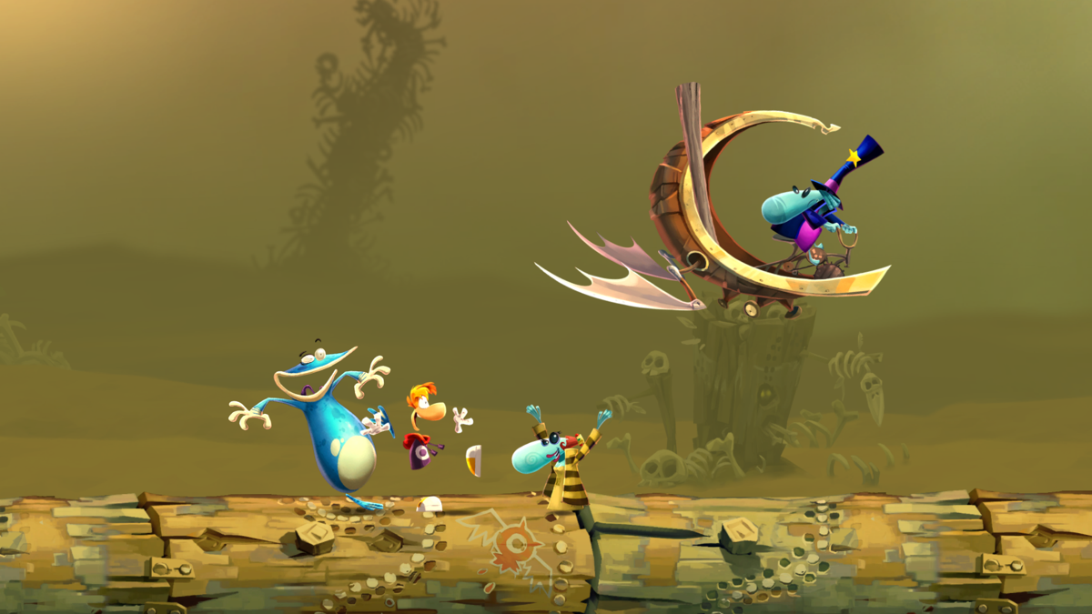 Rayman Legends (Windows) screenshot: The evil Magician