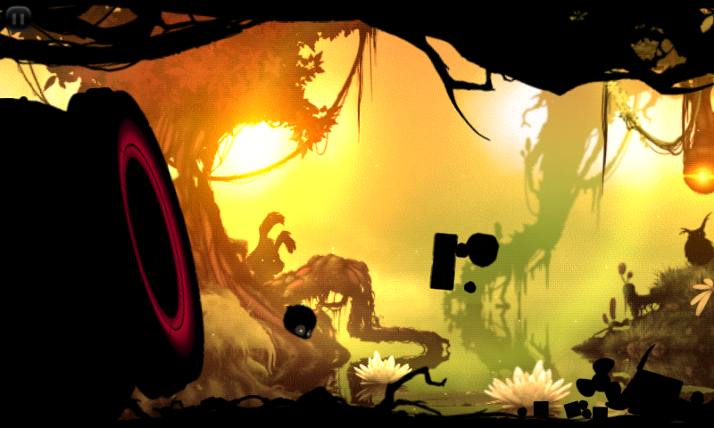 Badland (Android) screenshot: Starting out