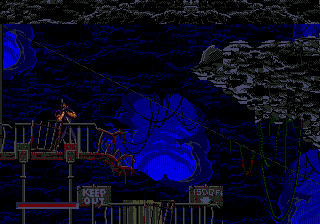 Demolition Man (Genesis) screenshot: Spooky level
