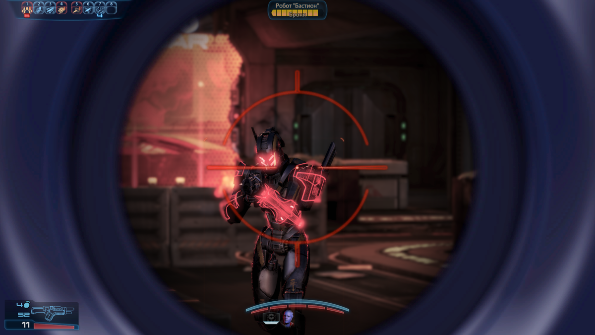 Mass Effect 3: Omega (Windows) screenshot: New enemy - Rampart Mech