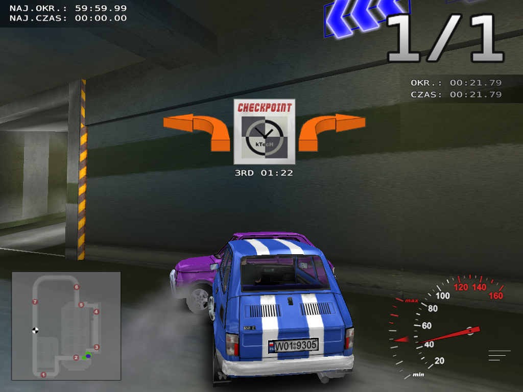 Maluch Racer 2 (Windows) screenshot: I will have to use the insurance.