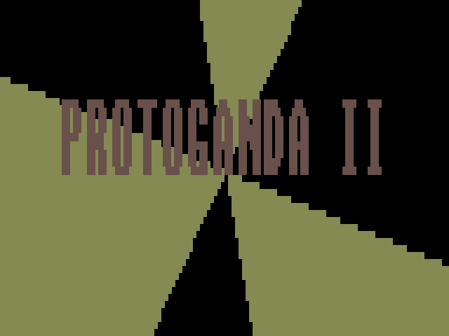 Protoganda II (Windows) screenshot: Title screen
