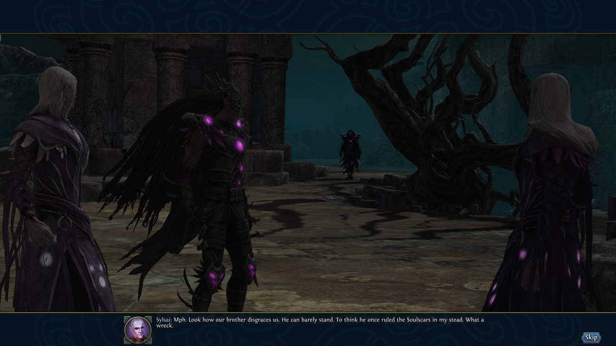 Might & Magic: Heroes VI - Shades of Darkness (Windows) screenshot: Dungeon campaign in-game cutscene