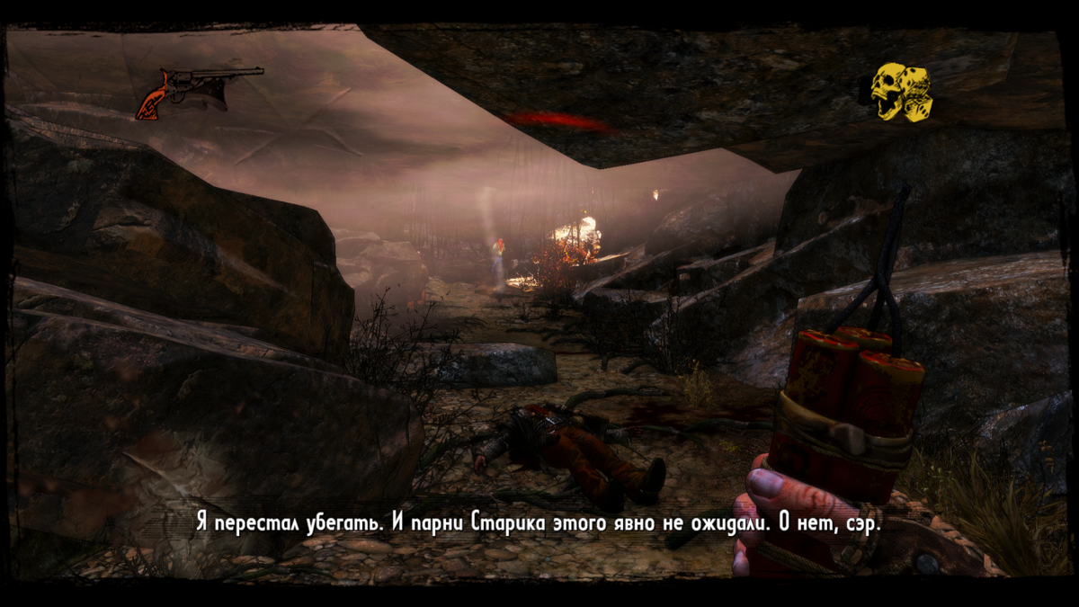 Call of Juarez: Gunslinger (Windows) screenshot: Dynamite can solve many problems