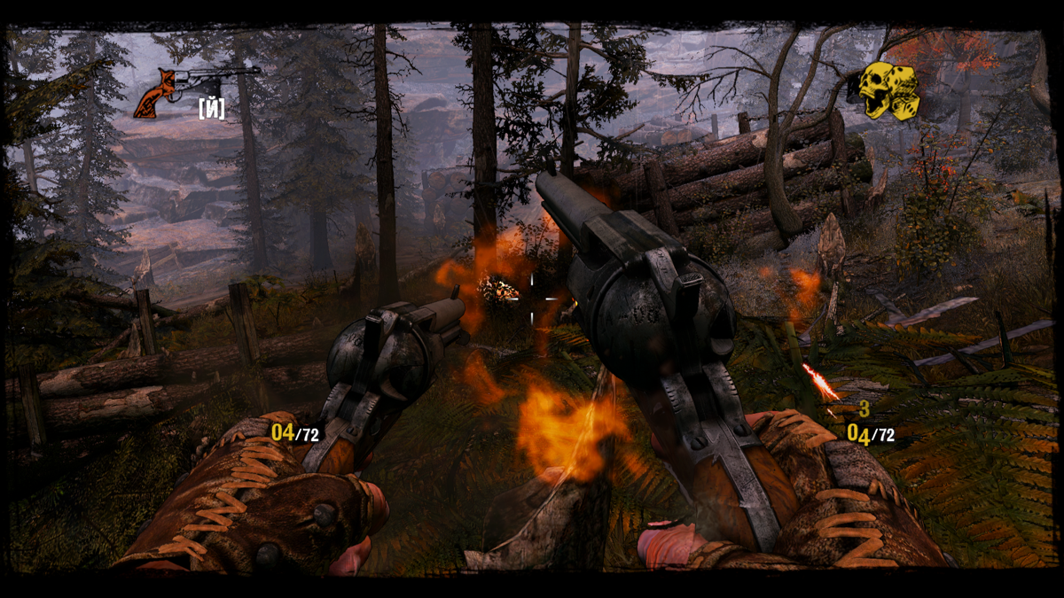 Call of Juarez: Gunslinger (Windows) screenshot: Shooting twin revolvers