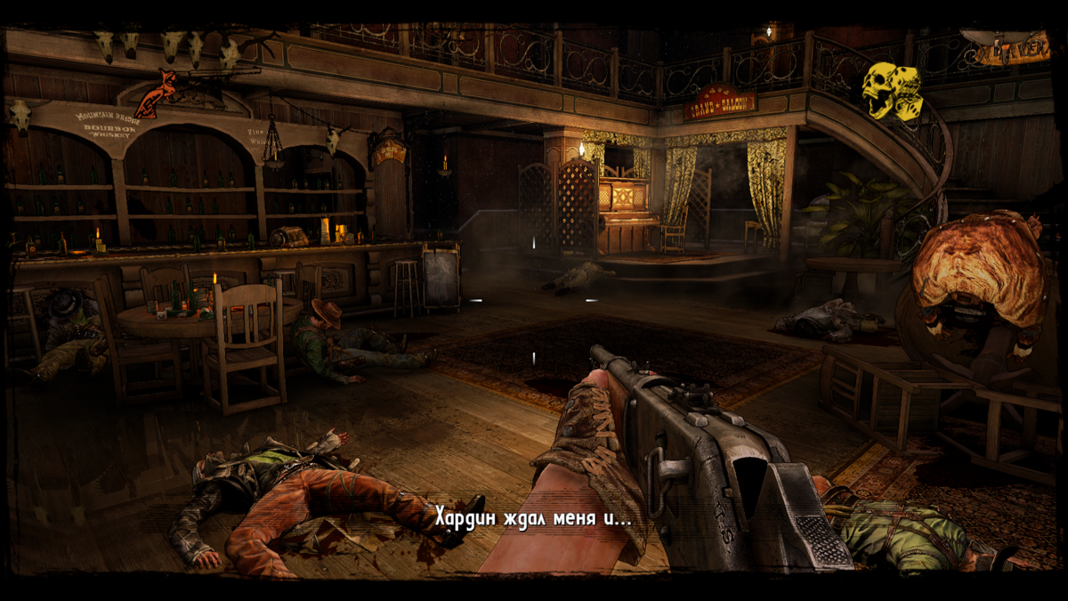 Call of Juarez: Gunslinger (Windows) screenshot: In the bar
