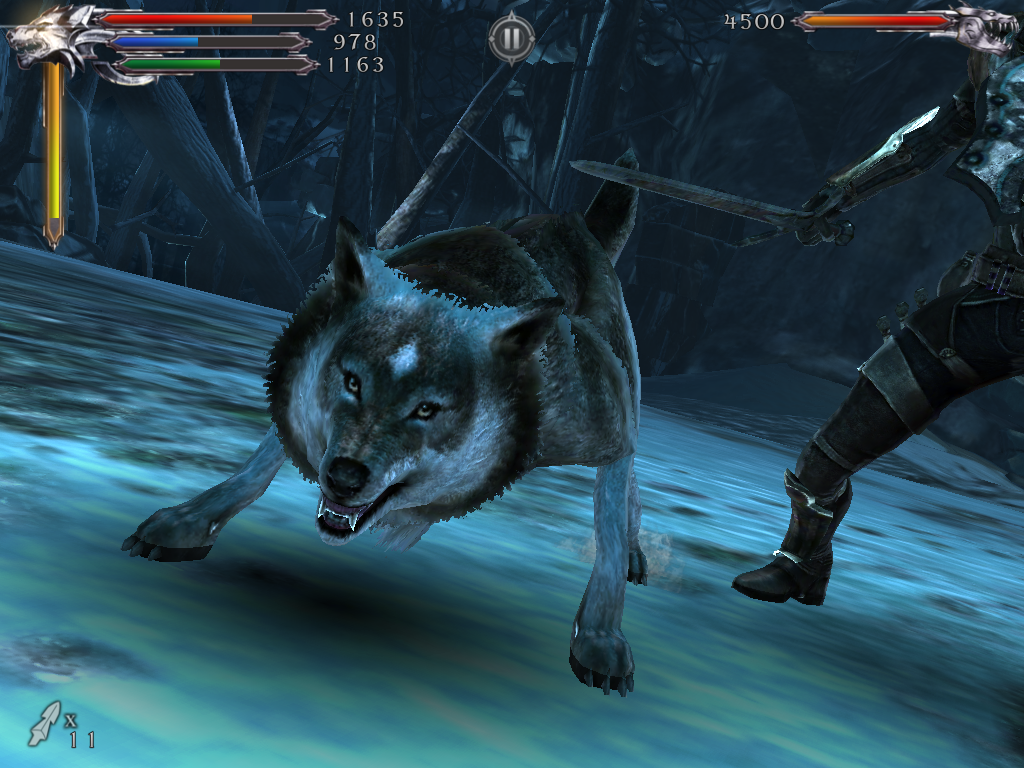 Joe Dever's Lone Wolf (iPad) screenshot: Episode 2 - Summoning a wolf to fight at my side