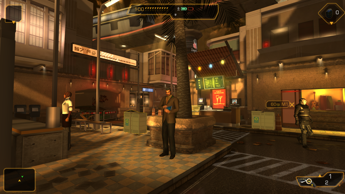 Deus Ex: The Fall (Windows) screenshot: City streets