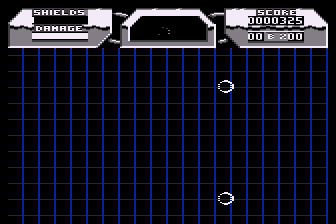 Cosmic Pirate (Atari 8-bit) screenshot: I am Destroyed