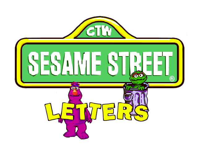 Sesame Street: Letters (Windows) screenshot: The game's title screen