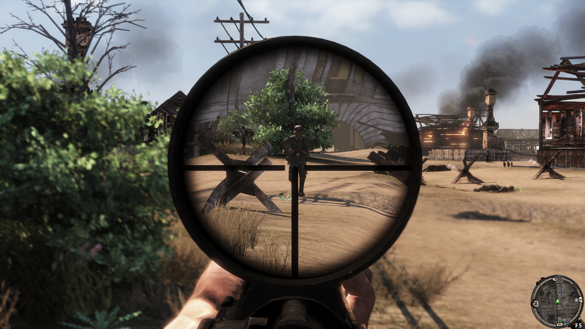 Red Orchestra 2: Heroes of Stalingrad (Windows) screenshot: Sniper scope