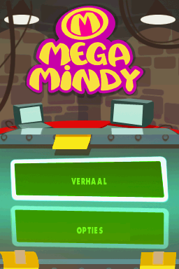 Mega Mindy (Nintendo DS) screenshot: Title screen / Main menu