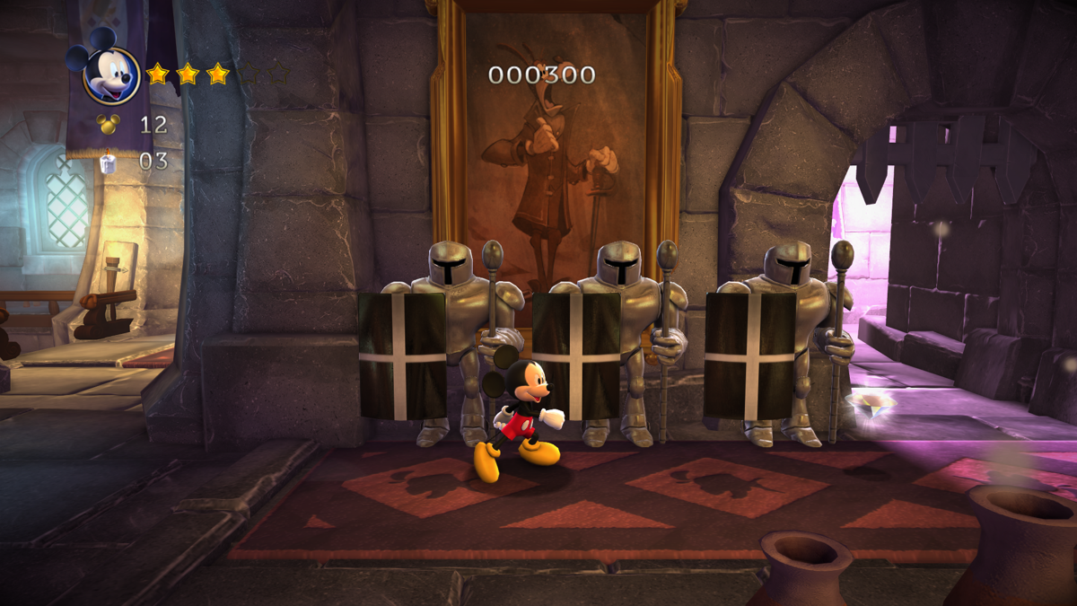 Castle of Illusion Starring Mickey Mouse (Windows) screenshot: Entering the castle