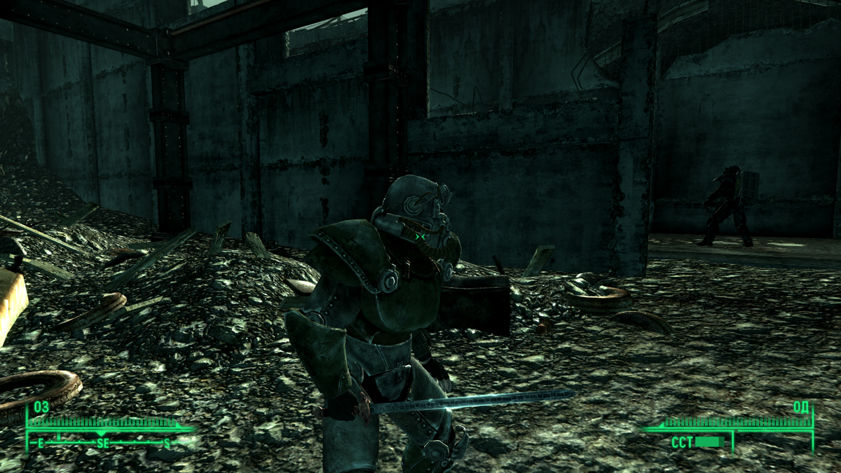 Fallout 3: Operation: Anchorage (Windows) screenshot: Another bonus item - energy sword that once belonged to the Chinese General