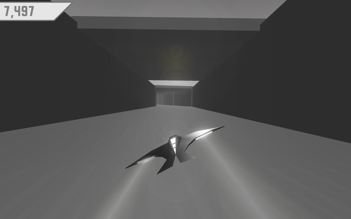 Race the Sun (Windows) screenshot: Tunnels drain the available energy quickly.