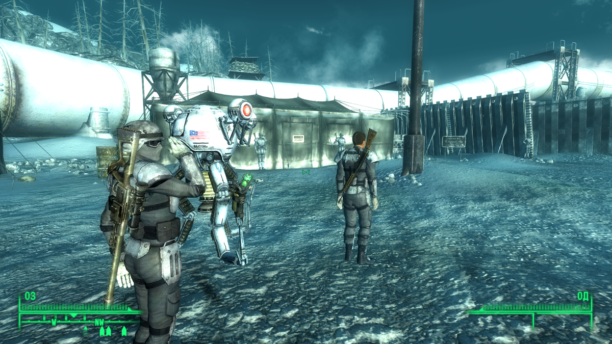 Fallout 3: Operation: Anchorage (Windows) screenshot: This is my Anchorage attack team. Not much, not much...