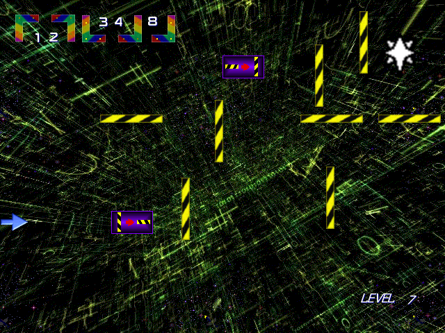 Prisms of Light 2 (Windows) screenshot: You need to turn the barriers twice