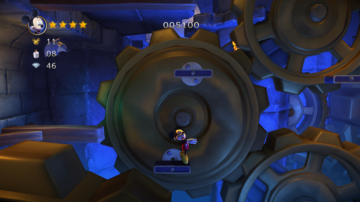 Castle of Illusion Starring Mickey Mouse (Windows) screenshot: The clock tower