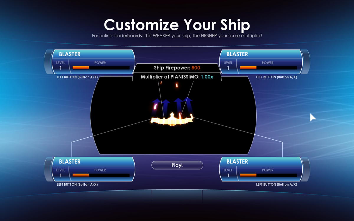 Symphony (Windows) screenshot: Ship customization